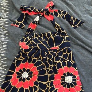 Anthropologie silk halter